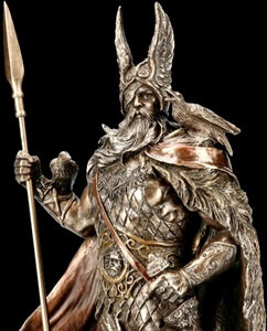 odin figur bronze